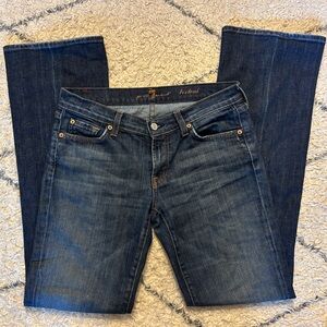 7 For All Mankind Dark Blue Jeans Women’s 29 Bootcut Seven